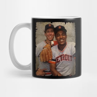 Allan Trammel and Lou Whitaker in Detroit Tigers Mug